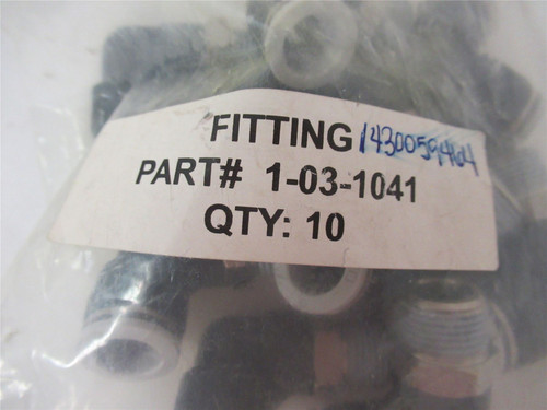 Robert Reiser 1031041; Lot-10 FittingElbowSwivel 1/2"x3/8"NPT