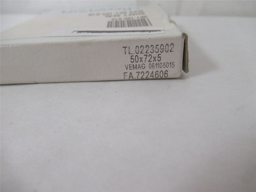 Vemag 7224606; Shaft Seal 50x72x5 061105015