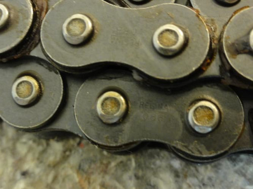 Regina 08B-1X10FT; Roller Chain # 08B; Riveted; 1 Strand; 10' OL