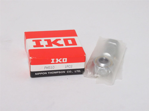 IKO PHS10; Rod End Bearing; 10mm Bore; M10 X 1.5; Left Hand