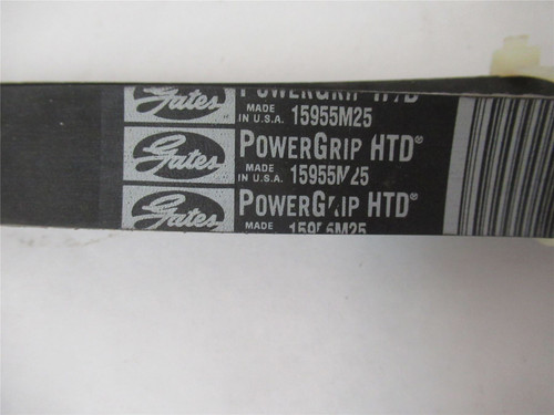 Gates 1595-5M-25; Timing Belt 1595mmL x 25mmW 5mm Pitch