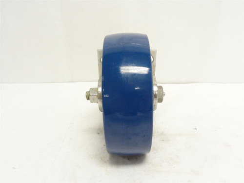 SCC SS30S620-SPUD; Swivel Caster; SS; 6" x 3" Poly Wheel