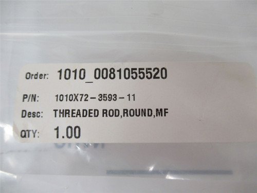 Ishida 1010x72359311; Threaded Round Rod MF