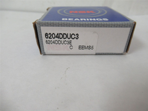 NSK 6204DDUC3; Bearing 20mmID x 47mmOD x 14mmWidth