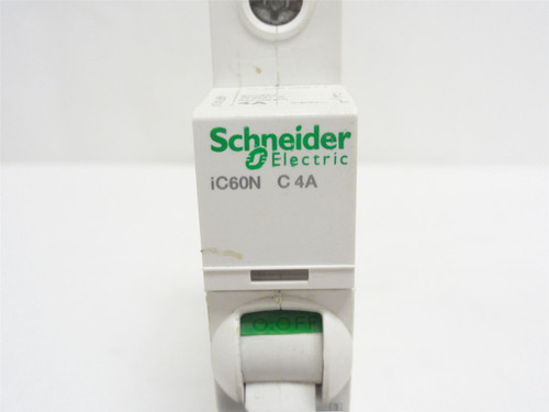 Schneider A9F74104; Mini-Circuit Breaker; 4A; 1P; 230/400VAC