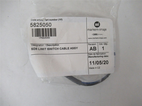 Markem 5825050; SD5 Limit Switch Cable Assembly