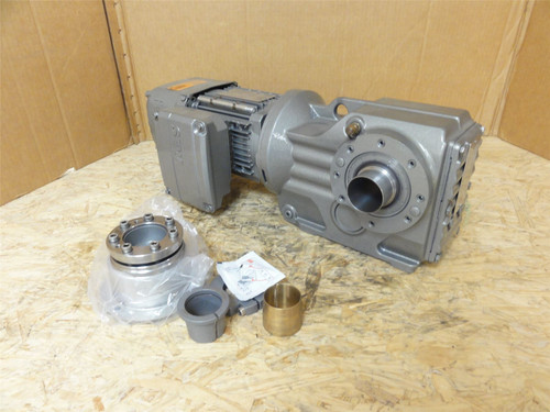 SEW KT47/TDRN71M4/BE05HR/DH; AC Gearmotor 19.58:1 Ratio; .5HP