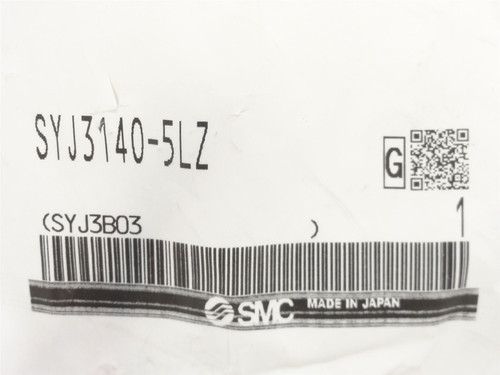 SMC SYJ3140-5LZ; Solenoid Valve Coil 24VDC