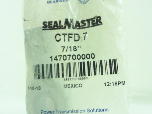 SealMaster CTFD7; Rod End; .4375"ID; 7/16 x 20; RH