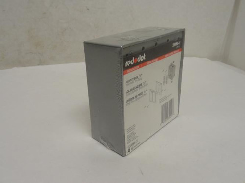 Red-Dot  2IH5-1; Weatherproof Box; 2-Gang; Five Hole Size: 1/2"
