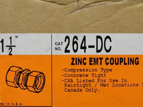 Bridgeport 264-DC; Lot-3; Compression Coupling; Size: 1-1/2"