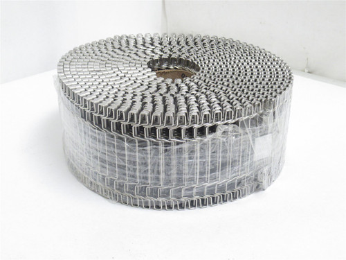 Rexnord T304-4 PTP-4-28; Conveyor Belt SS; 4" Wide x 25' Long