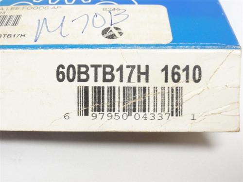 Martin 60BTB17H-1610; Bushed Hardened Sprocket #60; 17 Teeth