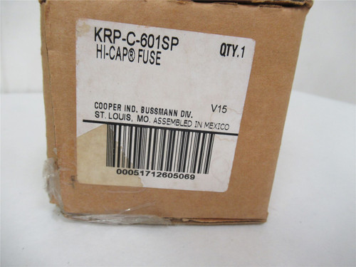 Bussmann KRP-C-601SP; Time Delay Fuse 601A 600VAC 300 VDC