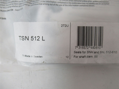 SKF TSN512L; Bearing Seal Four Lip  55 mm Shaft size