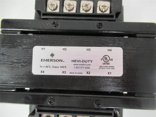 Emerson E250JN; Transformer 0.25KVA 208/240/480/600-120/24