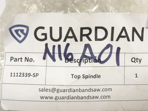 Guardian 1112339-SP; Top Spindle Assembly 112839