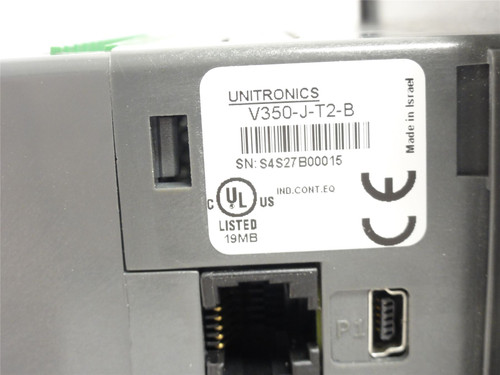 Unitronics V350-J-T2-B; Touch Display; 24VDC; 3.5" Screen