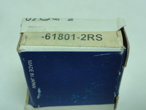 SMT 61801-2RS; Ball Bearing; 12mm ID x 21mm OD x 5mm Wide