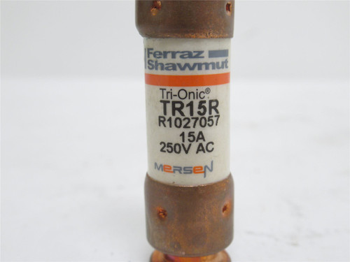 Ferraz-Shawmut TR15R; Trionic Fuse; 15A; 250VAC/160VDC