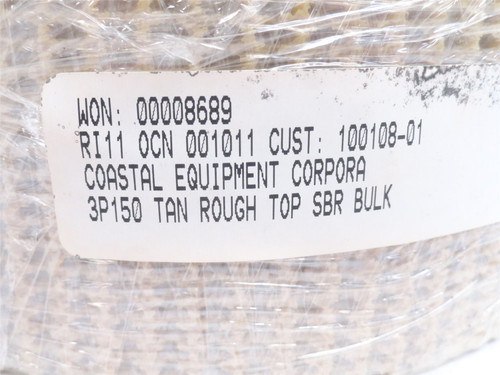 Coastal Equipment 3P150; Rough Top Tan Belt 2.5" W x 145.5" L