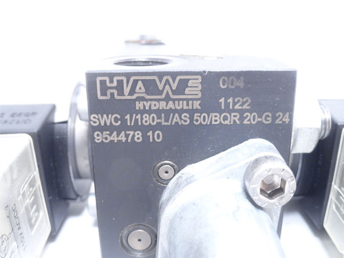 HAWE SWC 1/180-L/AS 50/BQR 20-G 24; Vemag Control Valve