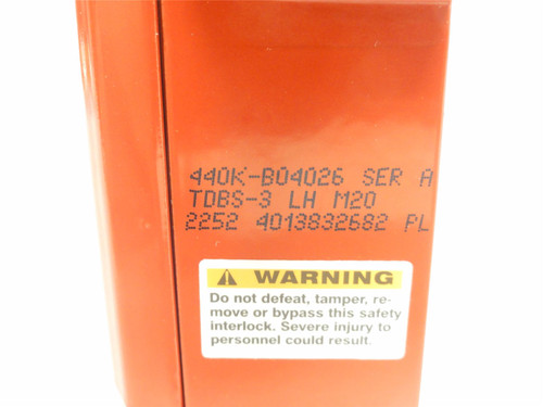 Allen-Bradley 440K-B04026; Safety Switch 10A; 250VAC; 1/2NPT