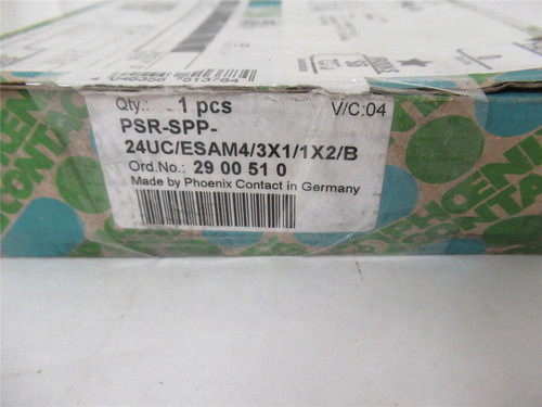 Phoenix Contact PSR-SPP-24UC/ESAM4/3X1/1X2/B; Safety Relay