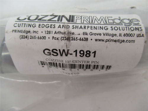 Cozzini GSW-1981; 11" Center Pin (for 11 inch grinder)