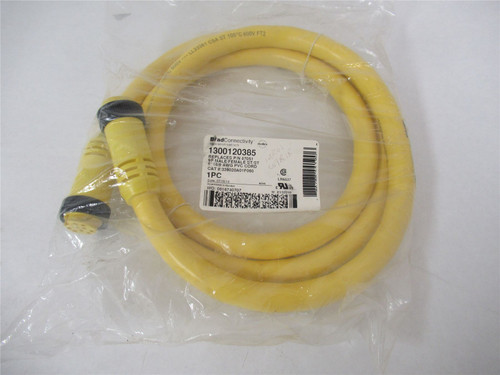 Woodhead 1300120385; Cordset Male/Female St 6' PVC Cord