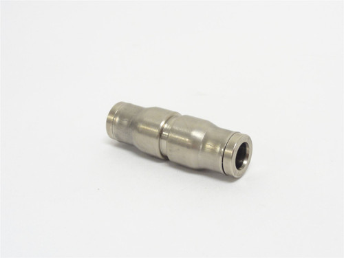Parker 3806-56-00; Push-Fit Union Fitting; SS; 1/4" x 1/4"