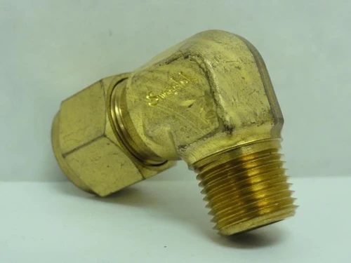 Swagelok B-810-2-6; Brass Tube Fitting; 1/2" Tube x 1/4 NPT