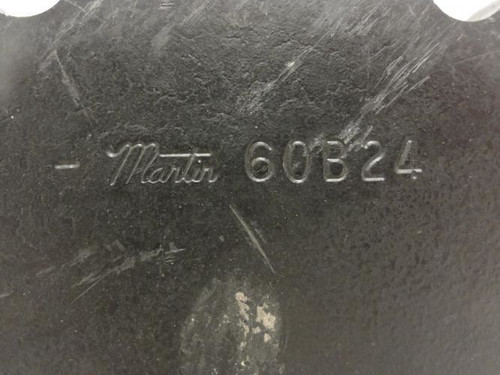 Martin 60B24-3/4NK; Sprocket # 60; 24Teeth; 3/4"ID; No Keyway