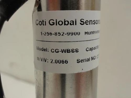 Coti CG-WB-SS; Single Ended Shear Beam Load Cell; SS