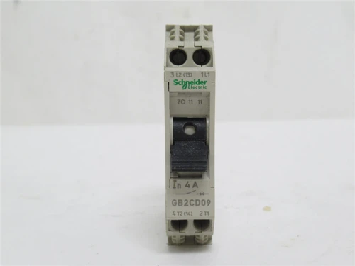 Schneider GBSCD09; Circuit Breaker; 4A; 250VAC; 1P