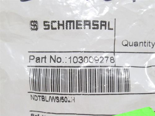 Schmersal 103009278; Push Button NDTBL/WS/502H; Blue