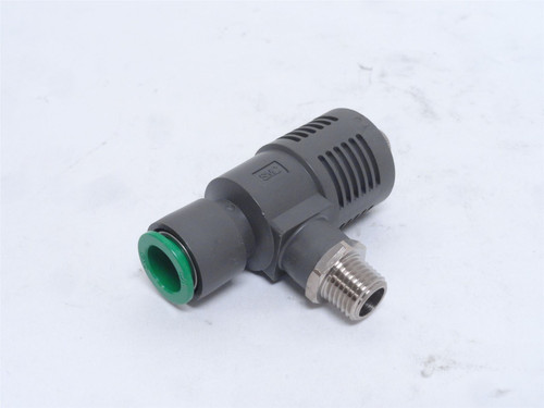 SMC ASV510F-N02-13; Speed Exhaust Valve; 1/2" Tube; 3/8" Body