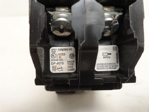 Square D QO225; Circuit Breaker; 25A; 2P; 120/240VAC
