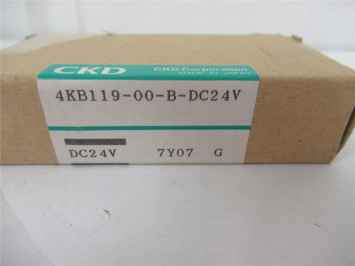 CKD 4KB119-00-B-DC24V; Pneumatic Solenoid Valve 24VDC 5 Port