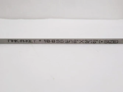 Industry-Std 5UE35; Lot-4 Key Stock SS-316 18.8" x 12"