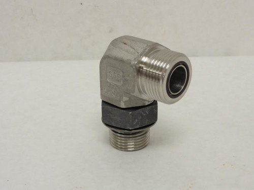 MFG- FS6801-12-12-NWO-SS; Elbow; SS-316; 3/4 OFS x 3/4 BOSS