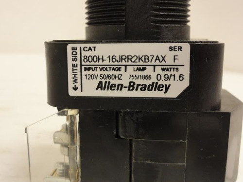 Allen-Bradley 800H-16JRR2KB7AX; Selector Switch; 3Pos; 120Vac