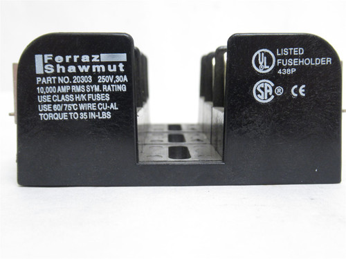 Ferraz-Shawmut 20303; Fuse Holder; 3P; 30A; 250VAC