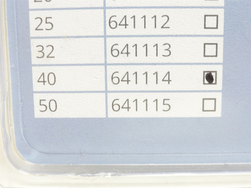 Burkert 641114; Graphite Fluid Control Seal; Size: 40mm/DN40
