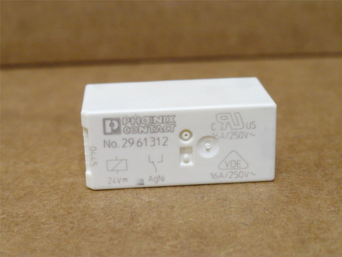 Phoenix 2961312; Plug-in Mini-Relay; 16A; 24VDC; 1PDT