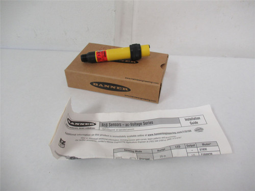 Banner S18RW3FF100Q; Fixed Field Sensor Range 100 mm PN30888