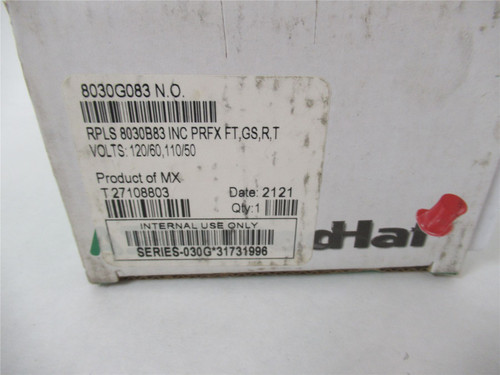 Asco 8030G083 NO; Solenoid Vavle2-WAY N/O3/4"120/60