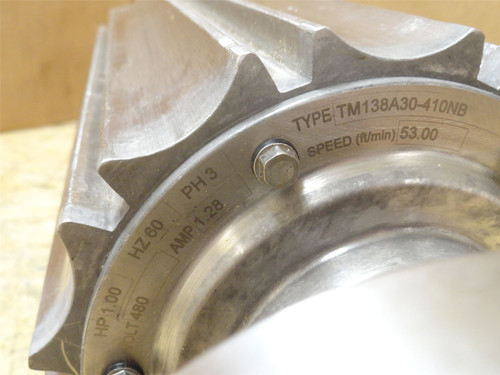 VanderGraaf TM138A30-410NB; Drum Motor 1HP; 480V; 13-1/8"W