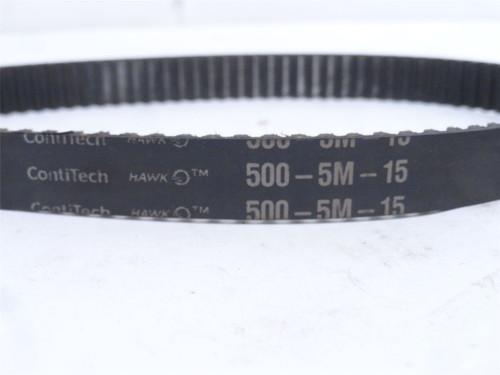 Continental 500-5M-15; Timing Belt; 500mm Long x 15mm Wide