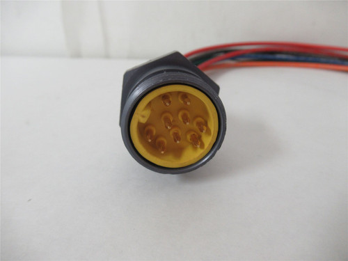 Triangle Package Co A02235; Straight Recept 9 Pin Male